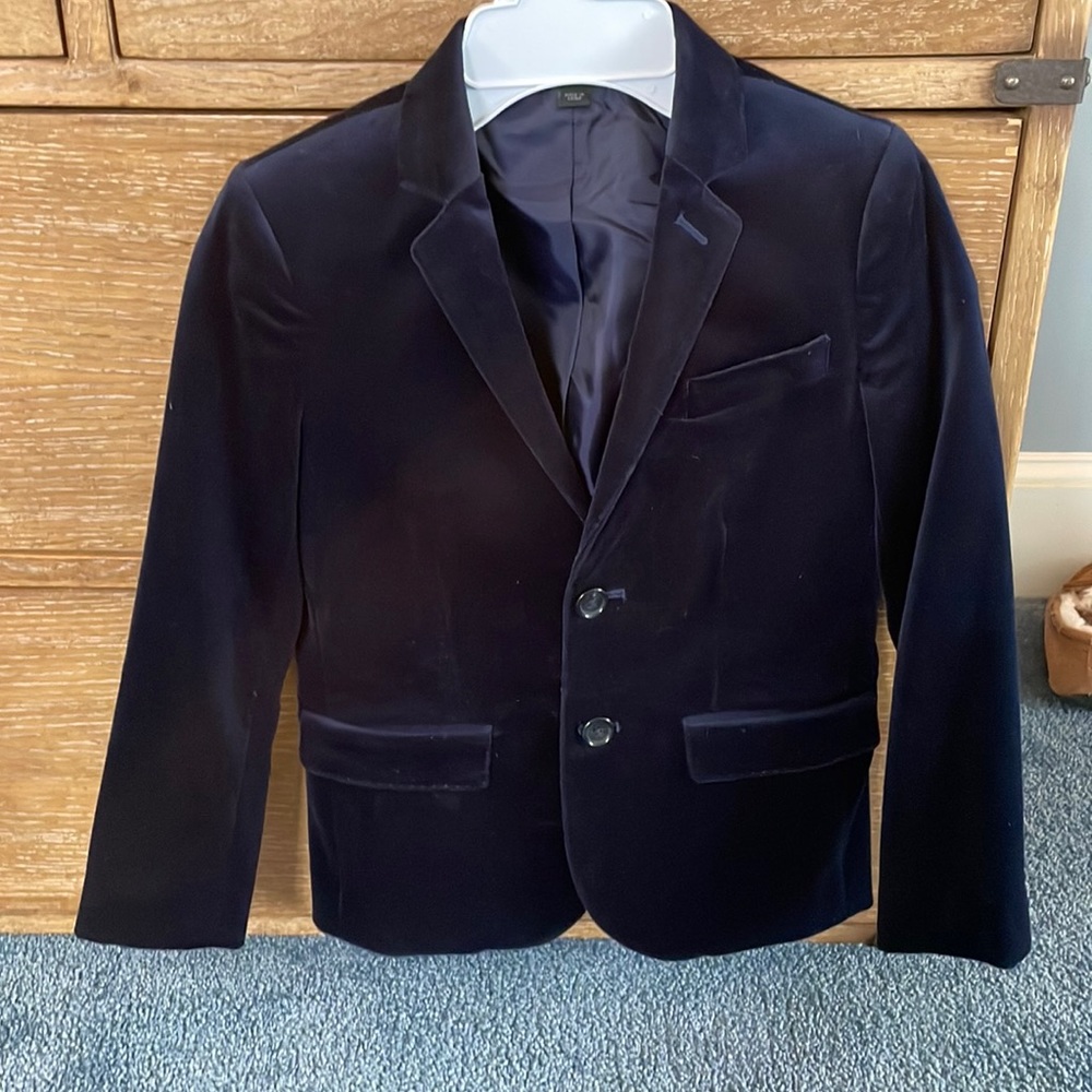 Boys velvet blazer